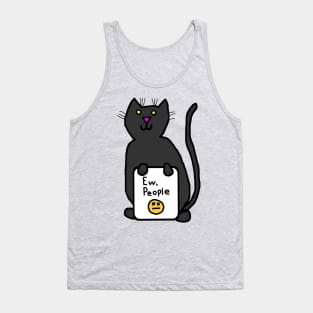 Cat Says Ew People Tank Top